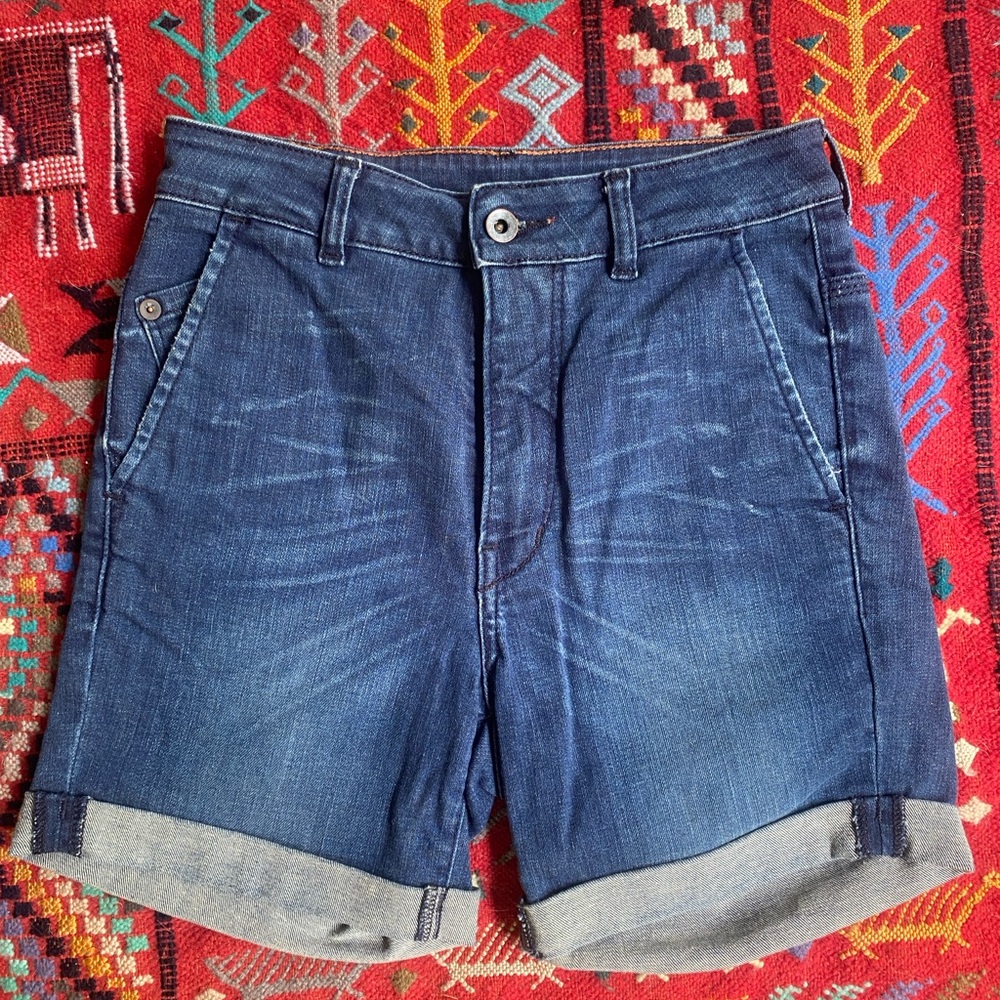 NWOT Rare Raleigh Denim Workshop High Waist Jean Shorts